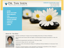 Tablet Screenshot of drtanshen.com